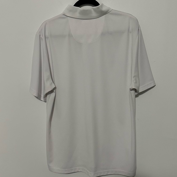 BEN HOGAN Shirt Men's Size Large White Polo Performance Logo Casual Short SL - Picture 5 of 11